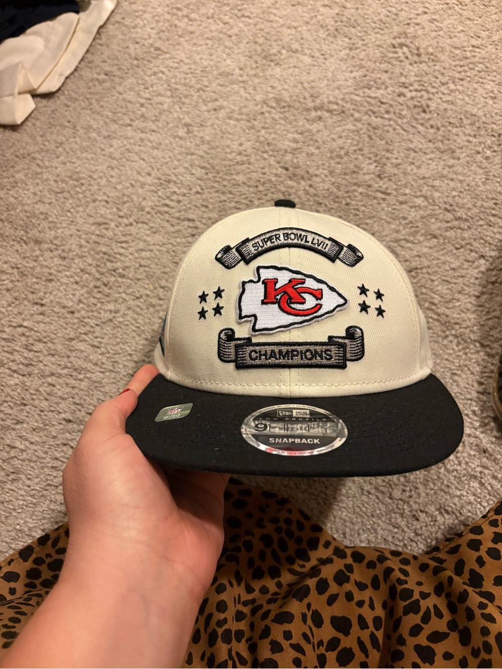 Hat with KC Chiefs Logo